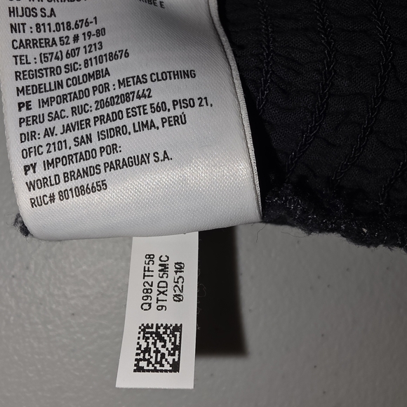 American Eagle Navy Smocked Lace Baby Doll Crop Top Milkmaid Peasant Long Sleeve - Picture 10 of 10